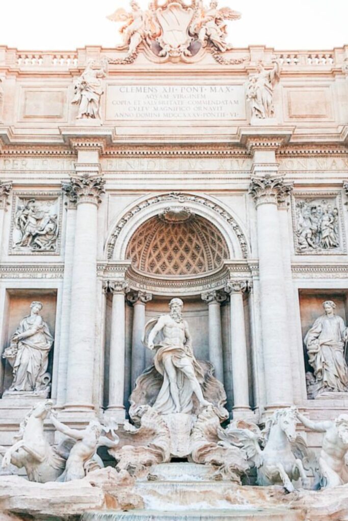 Trevi Fountain in Rome, Italy