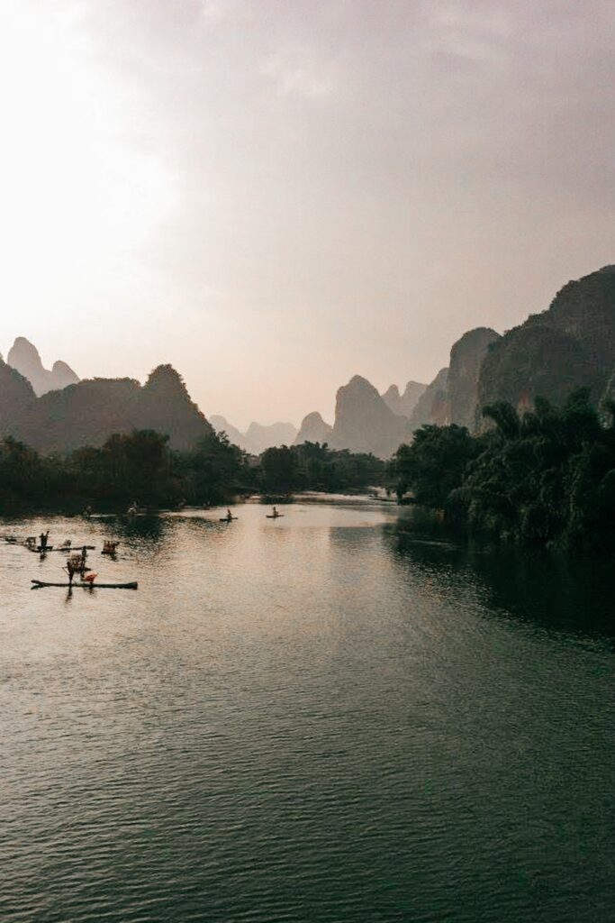 Karst Mountains in Yangshuo, China