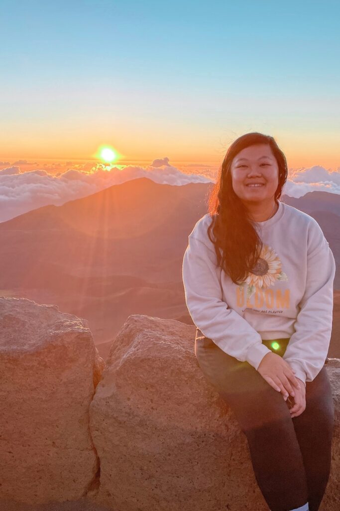 sunrise at Haleakala