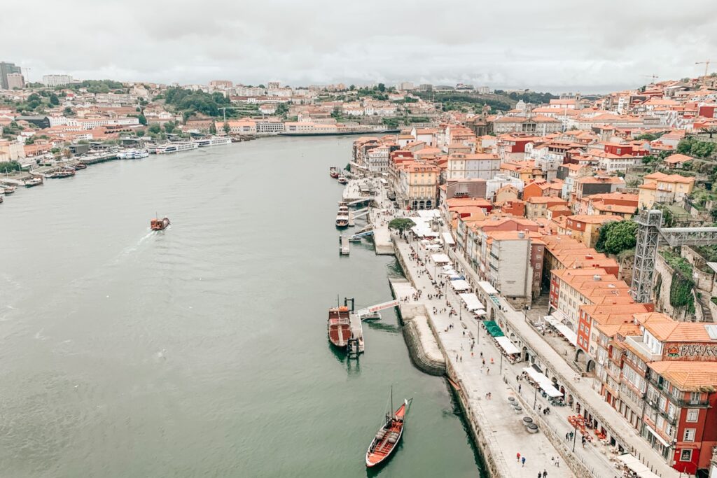 Douro River in Porto, Portugal